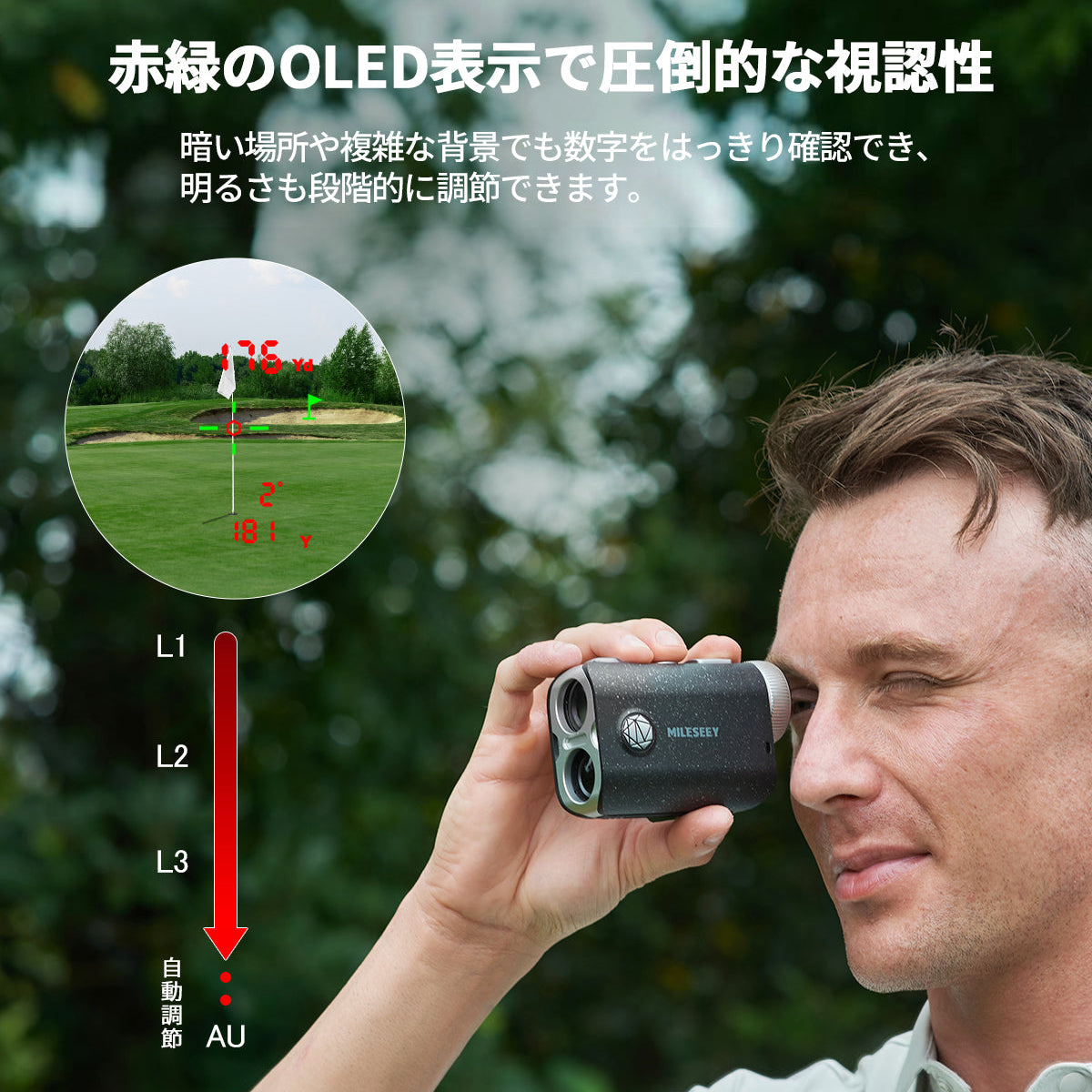 MILESEEY PF1 Pro ゴルフレーザー距離計